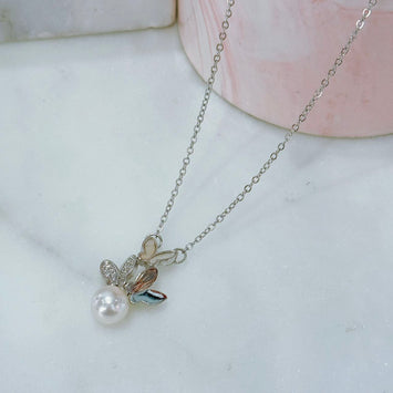 Sliver rabbit necklace