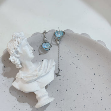 Sliver planet earrings