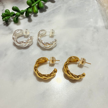 Twisted earrings