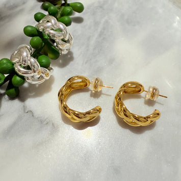 Twisted earrings