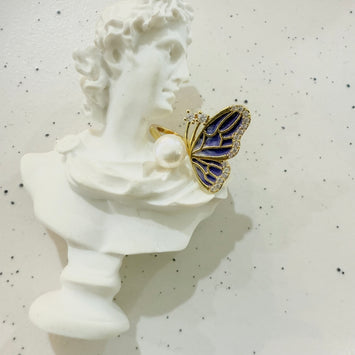 Butterfly wing ring