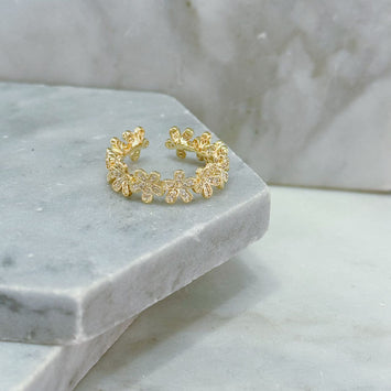 Multiple flowers ring