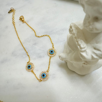Evil eye bracelet