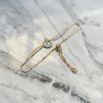 Diamond tail bracelet