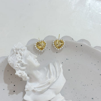 Love heart earrings