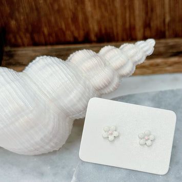 Sliver flower earrings