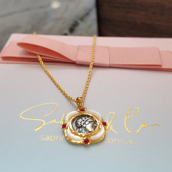 Picture frame necklace