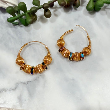 Vintage hoop earrings