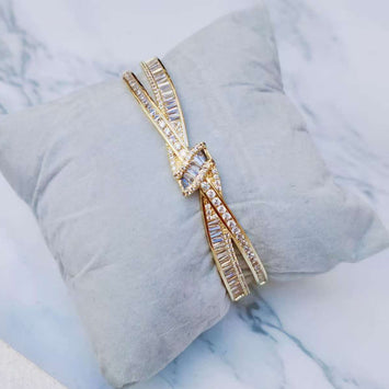 Baguette Crystal Cuff