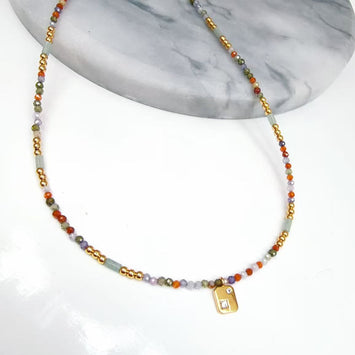 Dainty Colourful Necklace