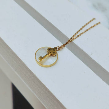 Waterproof Moonrise Key Necklace