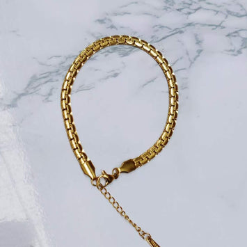 Waterproof Curb Chain Bracelet