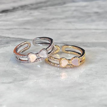 Shell butterfly ring