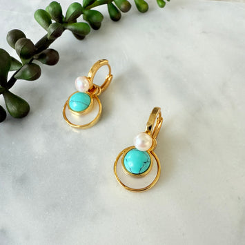 Three layers earrings