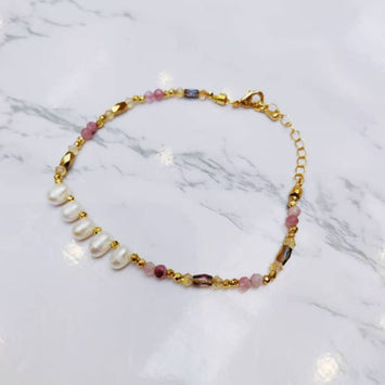 Rose & Pearl Mix Bracelet