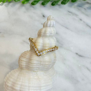 Waterproof Dainty Shine Ring