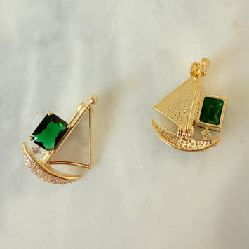 Sailboat brooch