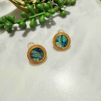 Abalone shell earrings