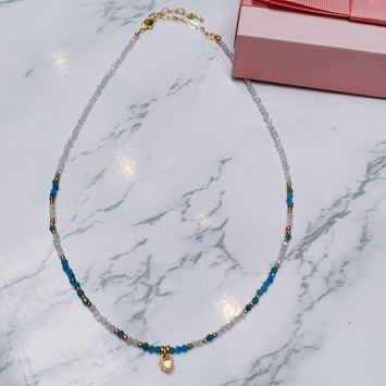 Aqua Heart Necklace