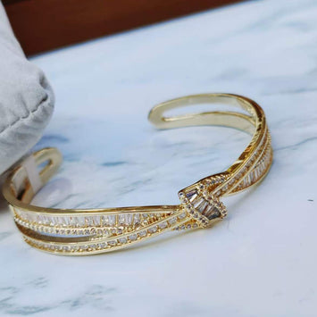 Baguette Crystal Cuff