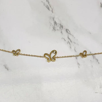 Waterproof Dainty Butterfly Bracelet