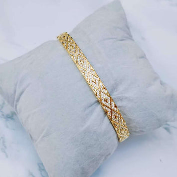 Diamond Pattern Bangle