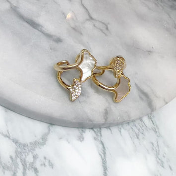 Wavy Shell Earrings