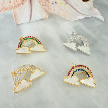 Rainbow brooch
