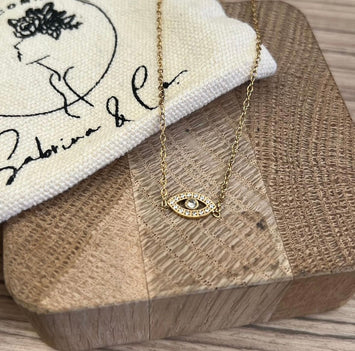 Devil eye necklace