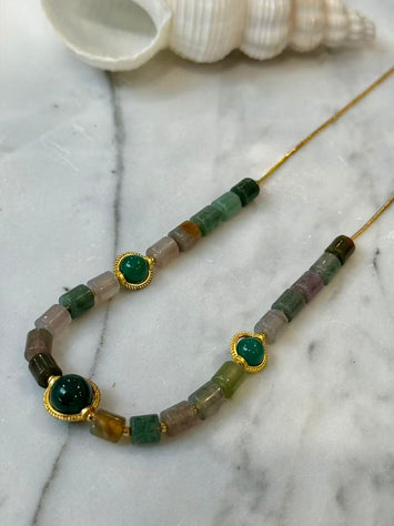 Green Gemstone Necklace