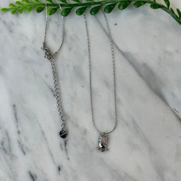 Stainless Steel Owl Necklace