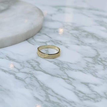 Crossed Band Ring