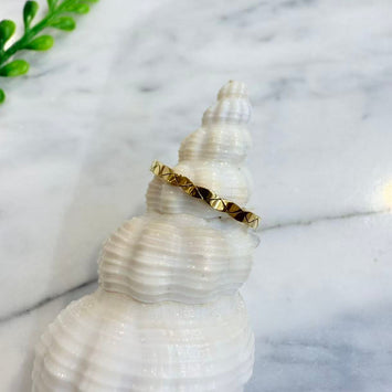 Waterproof Geo Band Rings