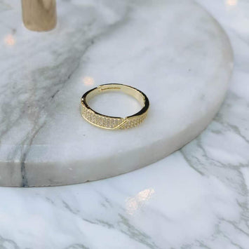 Crossed Band Ring