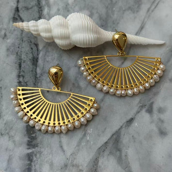Fan Statement Earrings