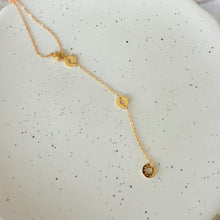 Shell square necklace