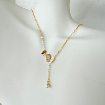 Double butterfly necklace