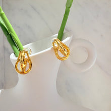 Circle designed earrings