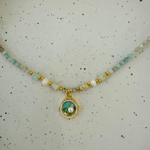 Gemstone pearl bracelet