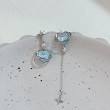 Sliver planet earrings
