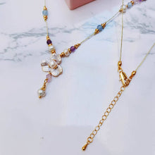 Violet Hues Blossom Necklace