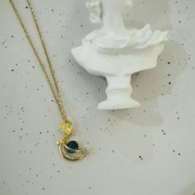 Blue planet necklace