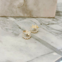 Double butterfly earrings