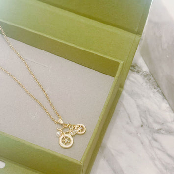 Bicycle necklace