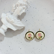 Rose earrings