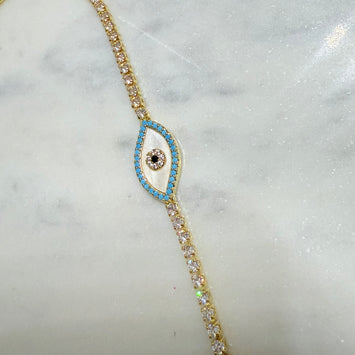 Evil eye bracelet