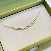 Diamond square bracelet
