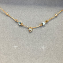 Gold heart bracelet