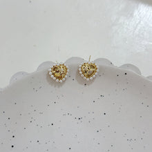 Love heart earrings