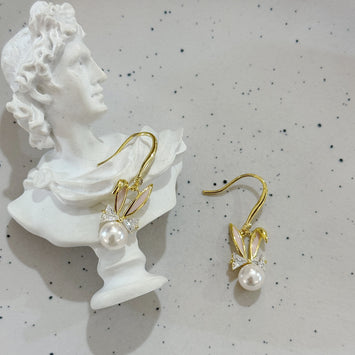 Hanging rabbit earrings